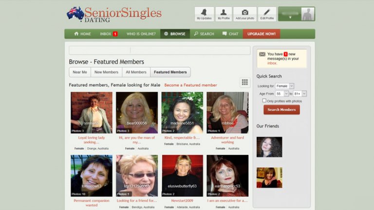 free seniors dating sites australia